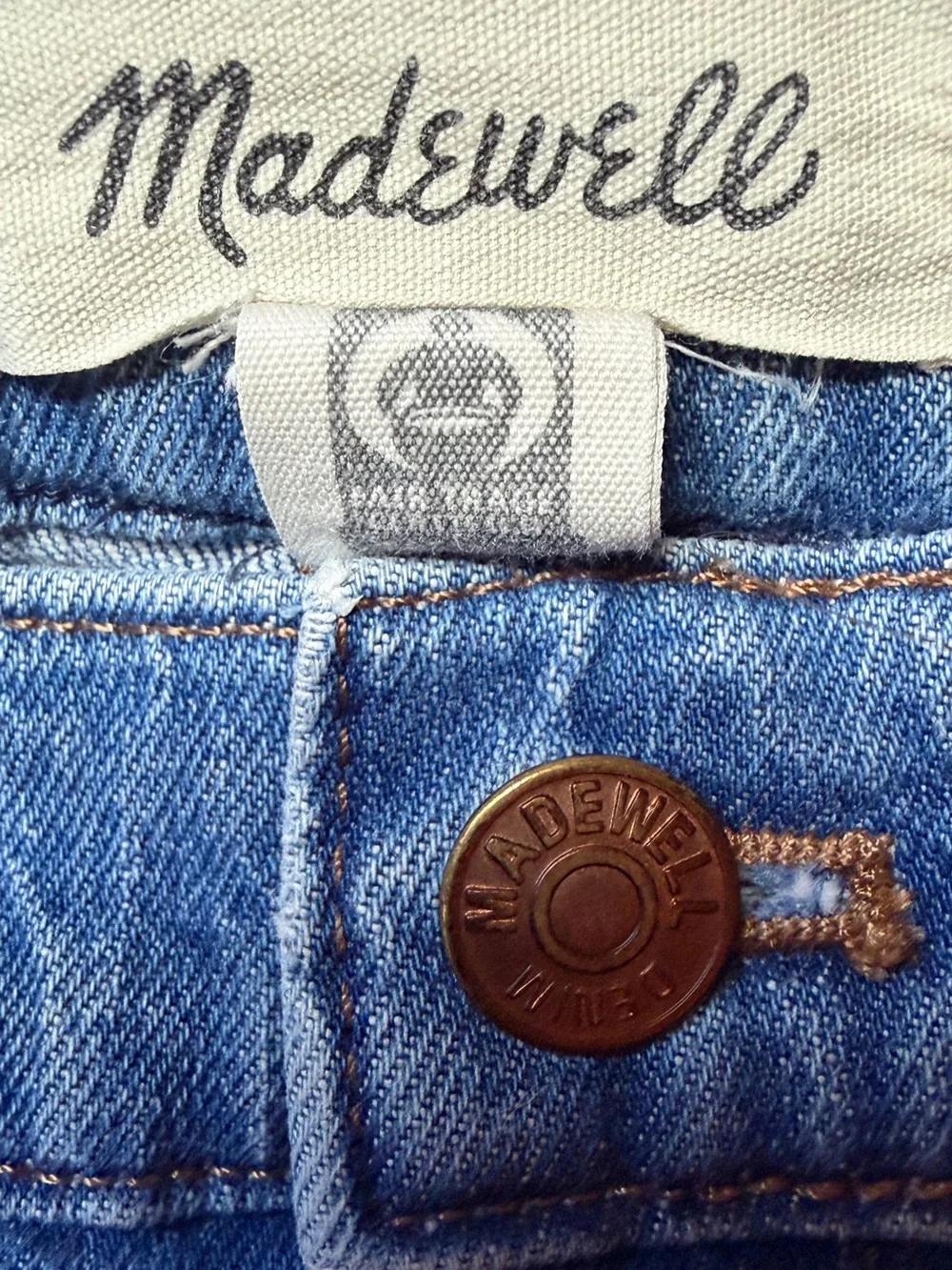 Madewell Perfect Vintage Wide Leg Crop Jeans 30T Tall Cresslow Wash